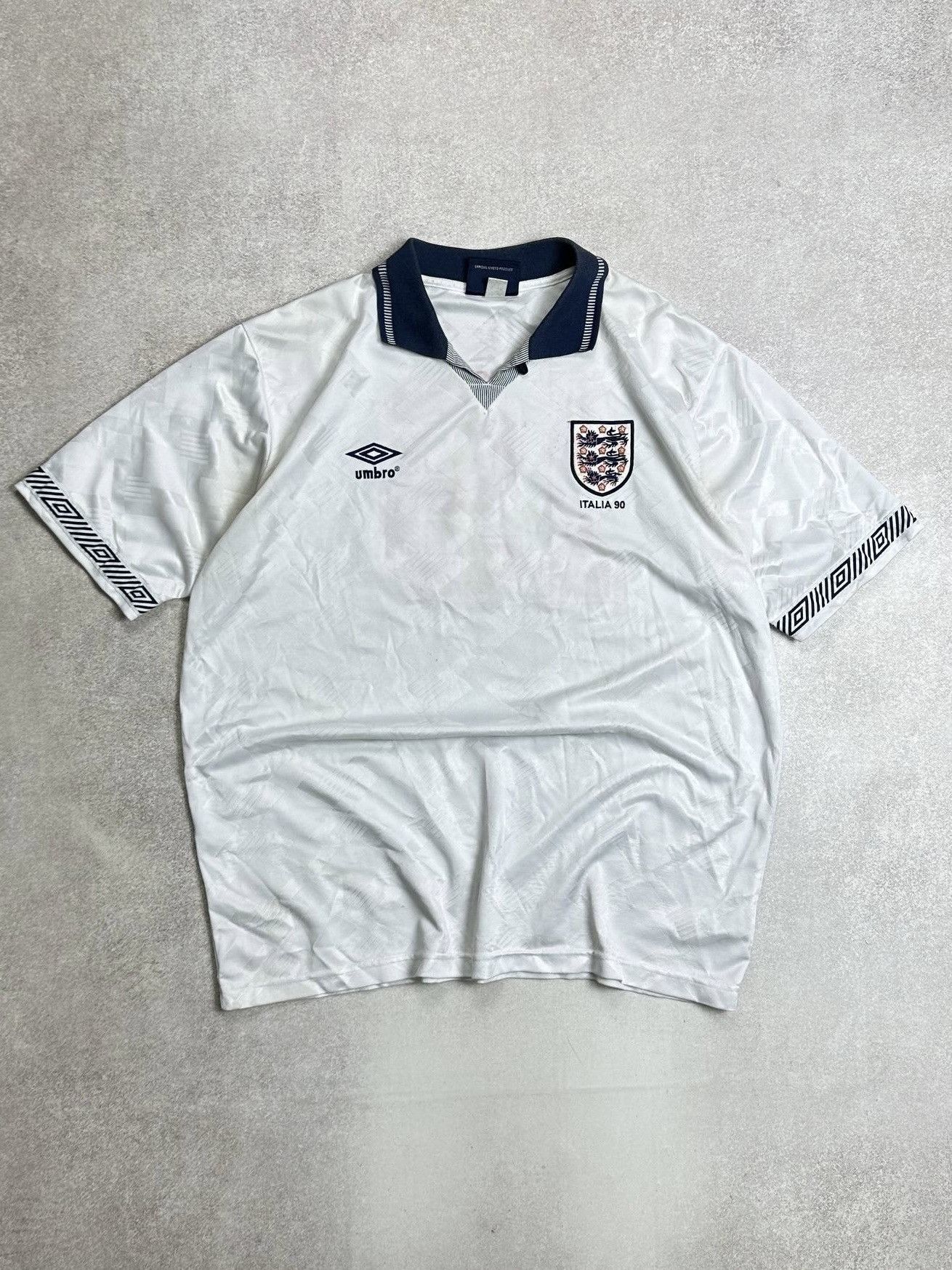 Umbro Original England 1990-1992 Shirt Soccer Football Rare XL Size US XL / EU 56 / 4 - 1 Thumbnail
