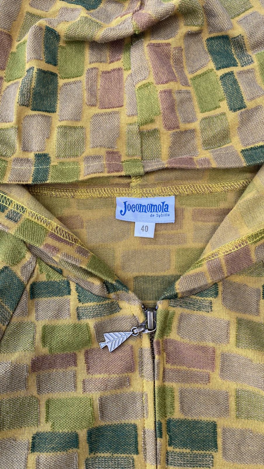 Japanese Brand Designer🪐 Jocomomola Zipper Hoodie 90s Japan Lgb Punk Grunge Size S / US 4 / IT 40 - 9 Thumbnail