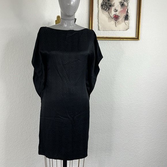 Balenciaga by Nicolas Ghesquire S/S 2009 Black silk dress | Grailed