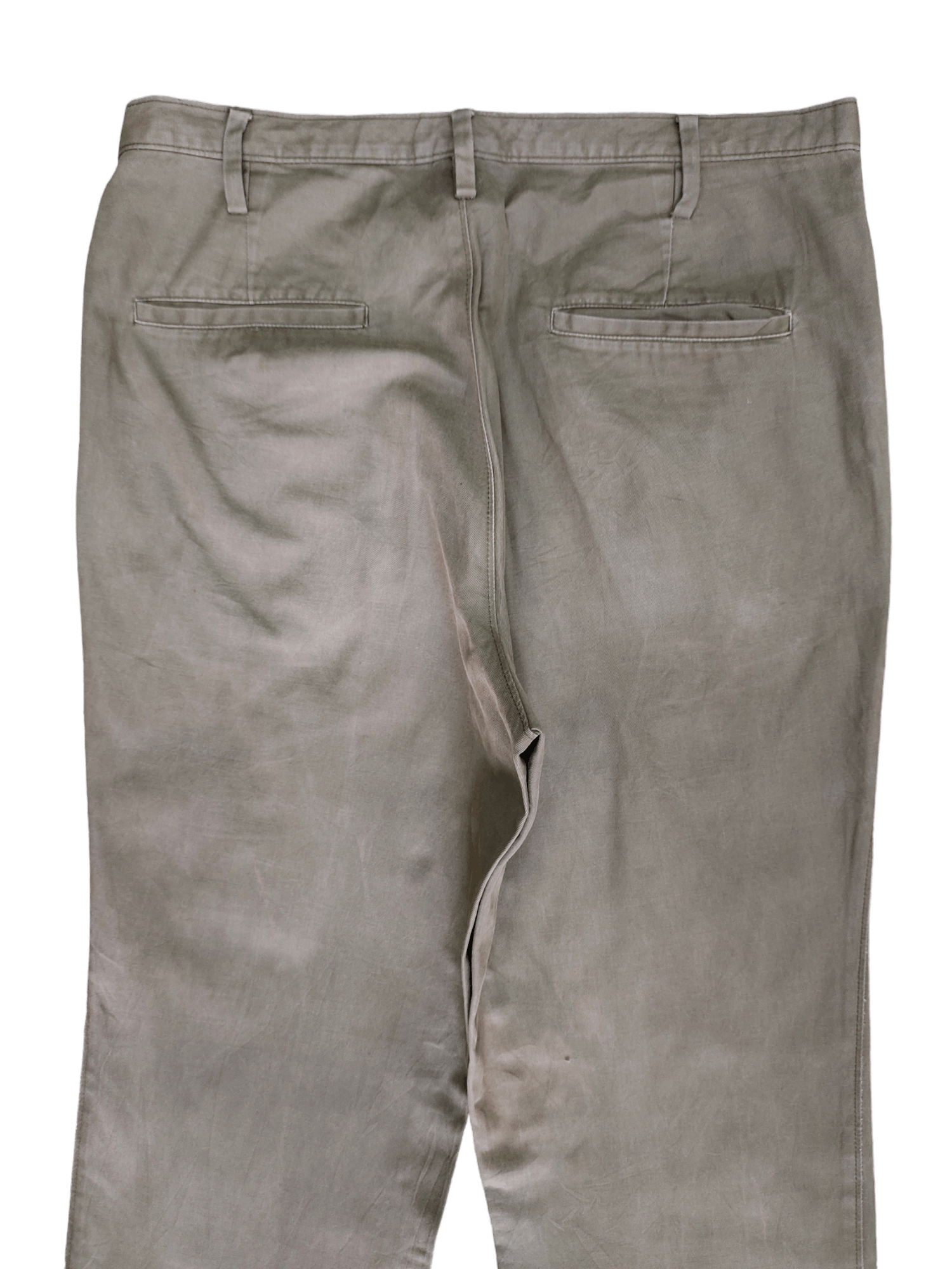 Miu Miu Miu Miu Olive Green Faded Trouser Pants Size US 30 / EU 46 - 11 Thumbnail