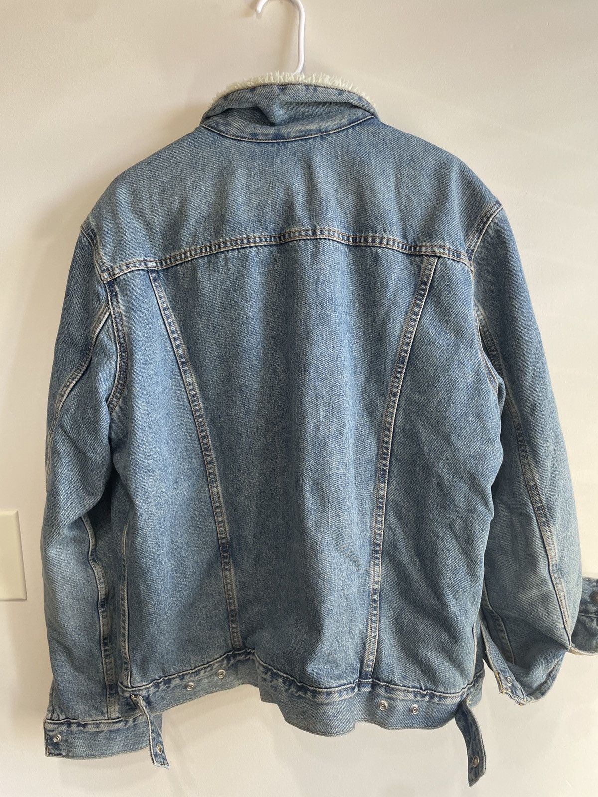 Levi's Levi’s Sherpa Lined Jean Jacket Size US L / EU 52-54 / 3 - 3 Thumbnail