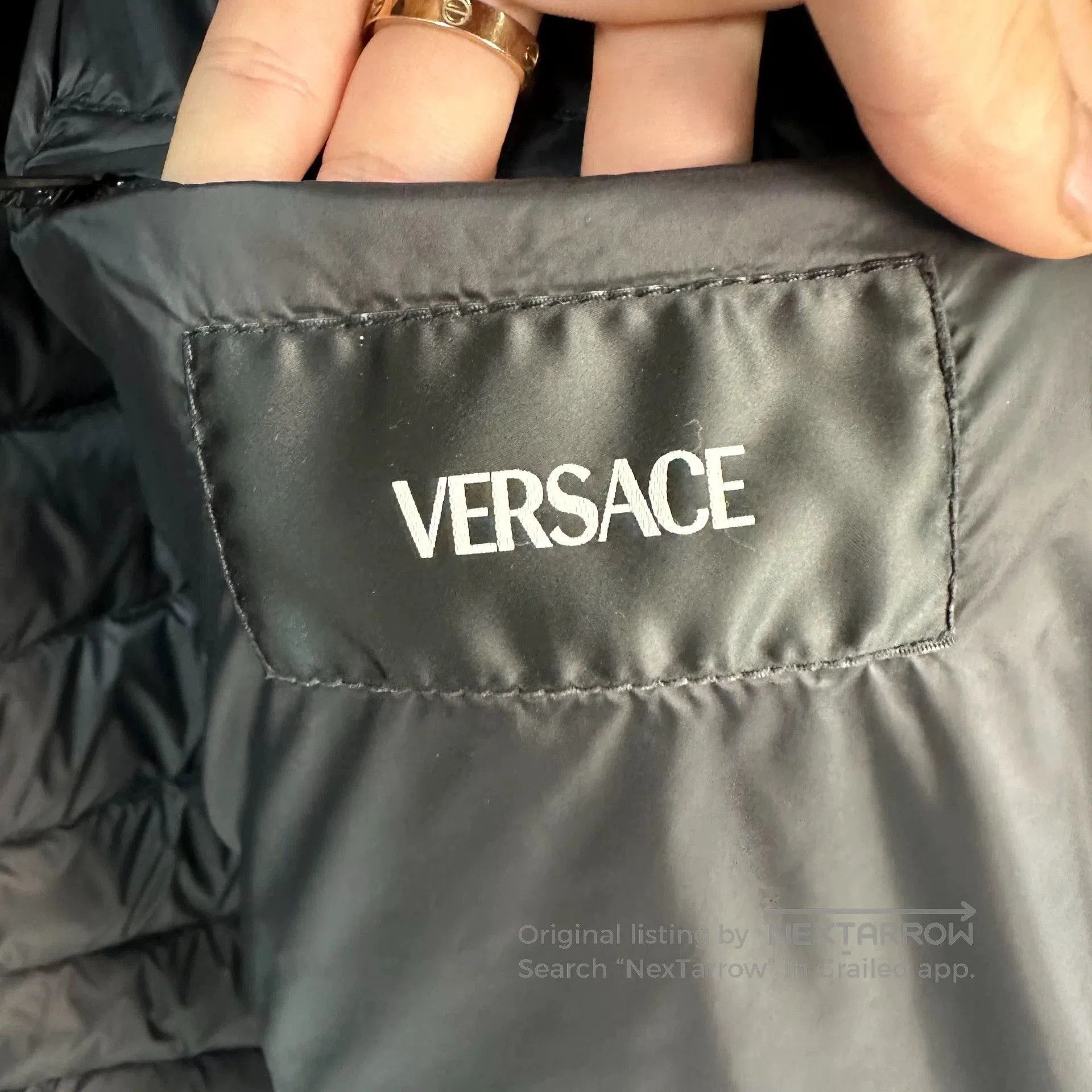 Versace versace dark printed puffer jacket size 52. Size US L / EU 52-54 / 3 - 3 Thumbnail
