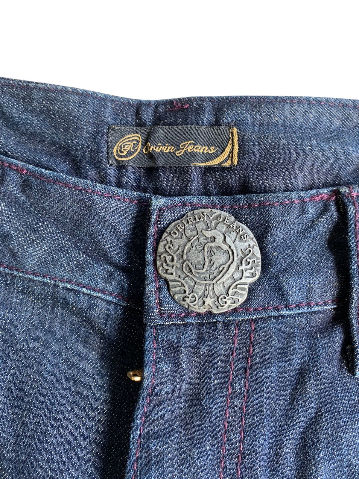 If Six Was Nine × KMRii × Le Grande Bleu (L.G.B.) FLARE💥 ORIRIN JAPANESE PUNK STYLE RUSTY STREACH DENIM 🎌☠️ Size US 32 / EU 48 - 13 Thumbnail