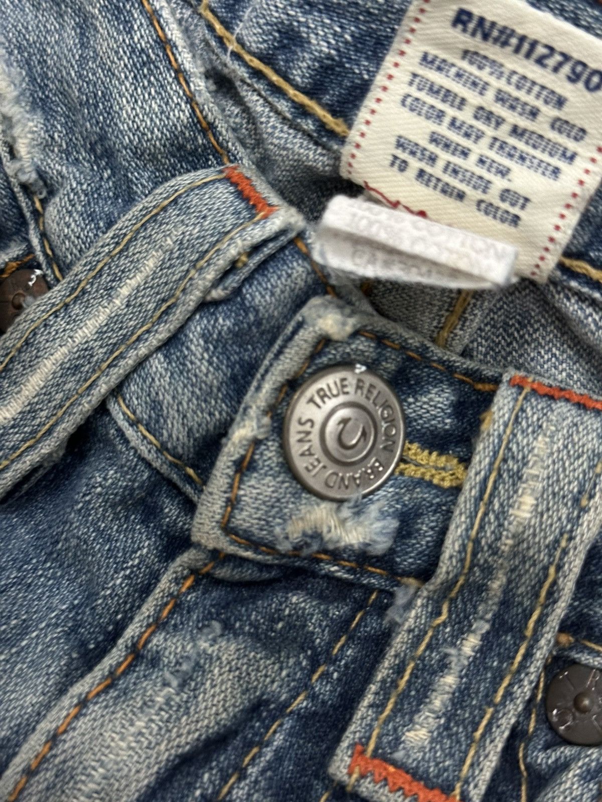 True Religion Vintage True Religion Woodstock Tour Patches Denim Pant Size US 26 / EU 42 - 7 Thumbnail