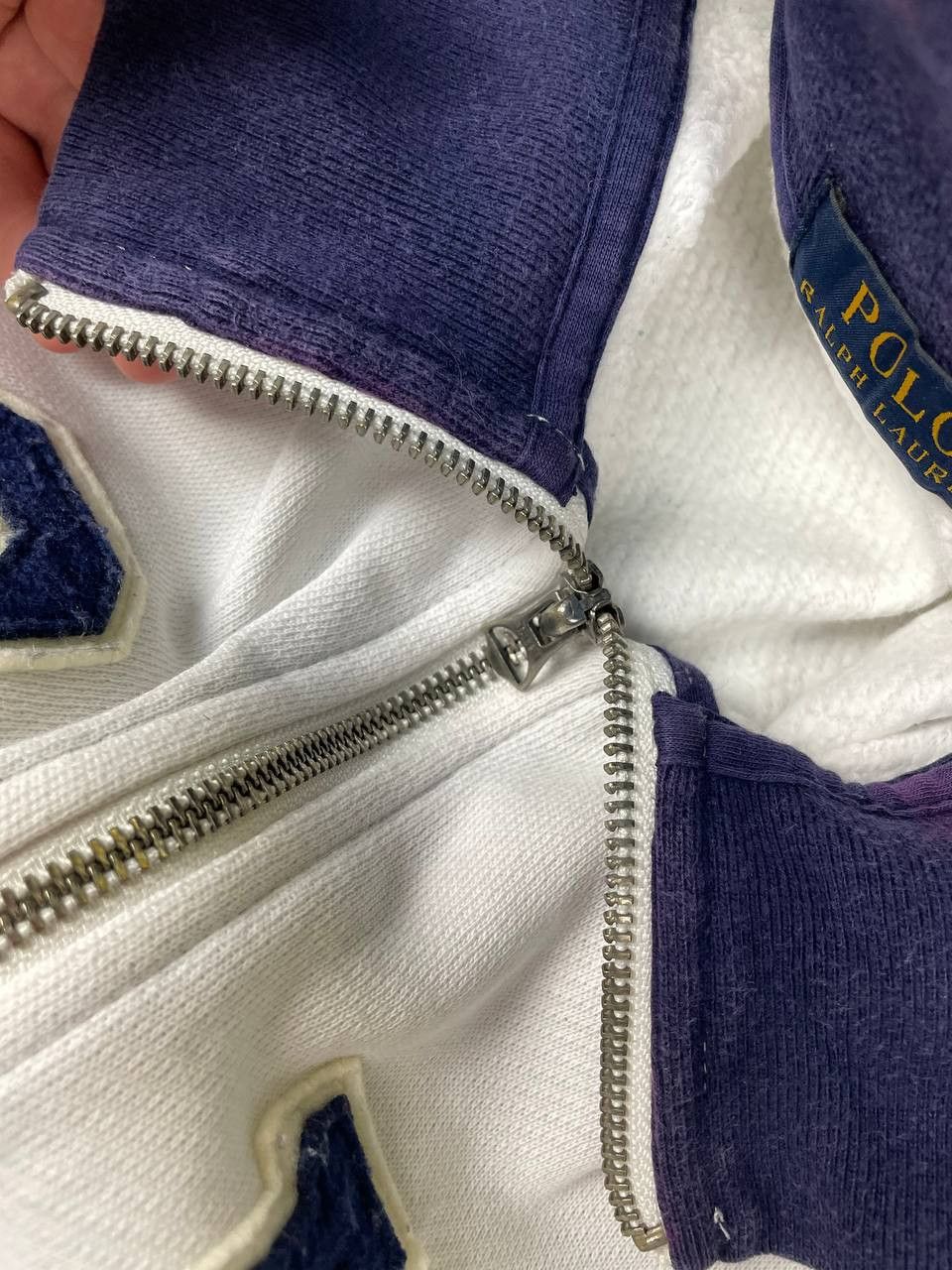 Polo Ralph Lauren Vintage Polo Ralph Lauren Sweatshirt Full Zip Varsity Jacket Size US L / EU 52-54 / 3 - 20 Thumbnail
