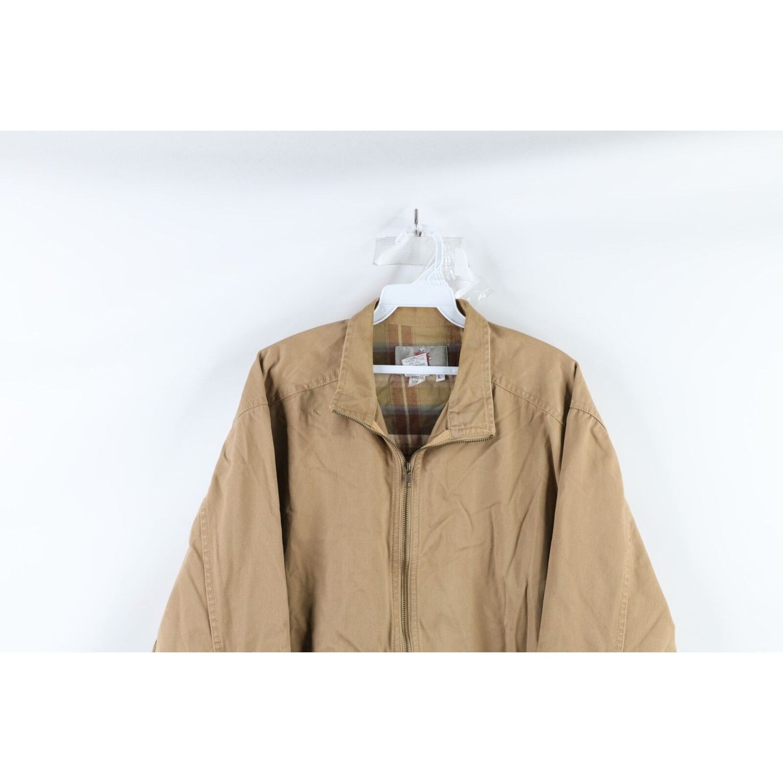 Vintage Vintage 90s Streetwear Cotton Twill Full Zip Bomber Jacket Size US L / EU 52-54 / 3 - 2 Thumbnail