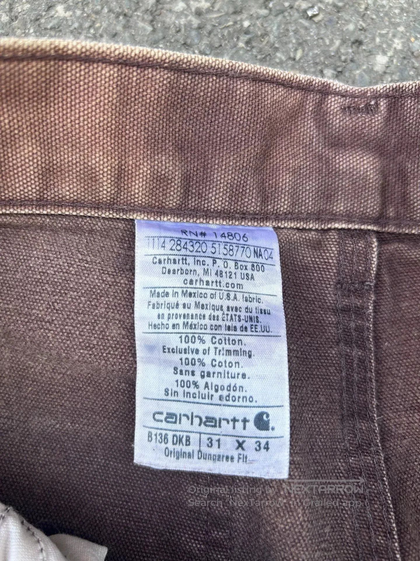 Vintage Vintage Carhartt B01 B136 Double Knee Pants. Size US 32 / EU 48 - 4 Thumbnail