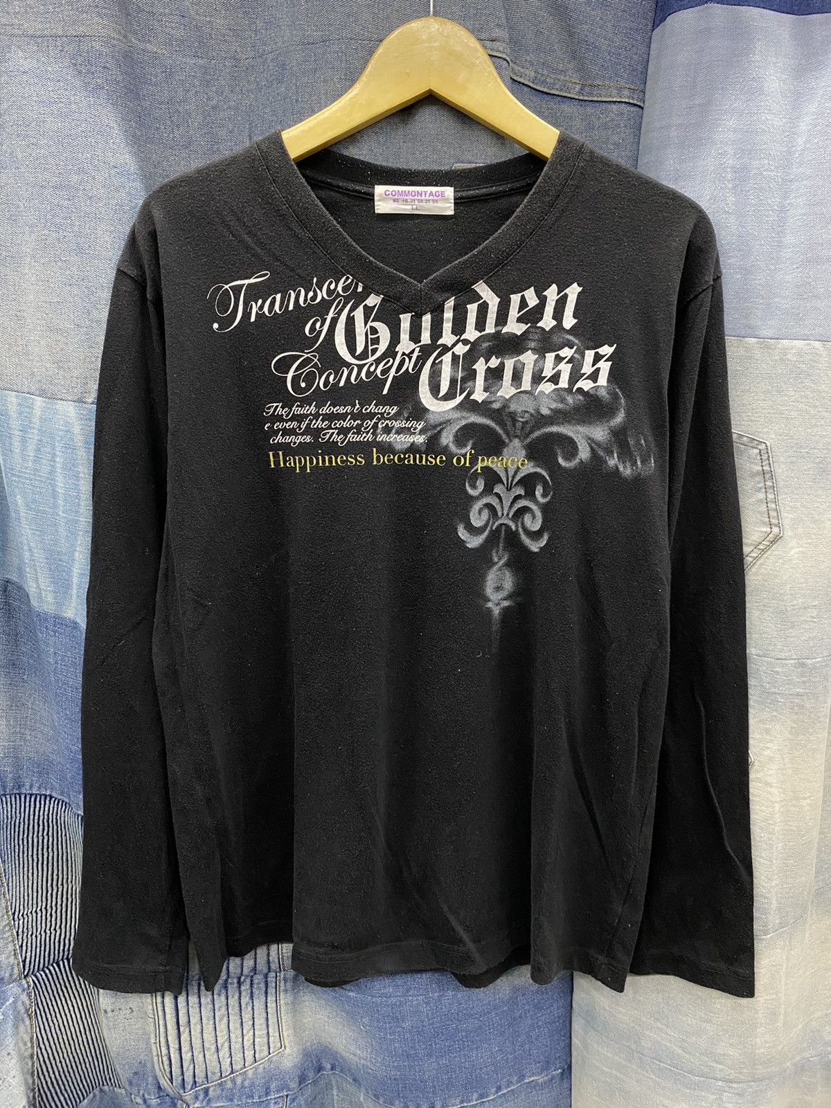 If Six Was Nine × Japanese Brand × Le Grande Bleu (L.G.B.) japanese brand longsleeve commontage poem Size US L / EU 52-54 / 3 - 1 Thumbnail