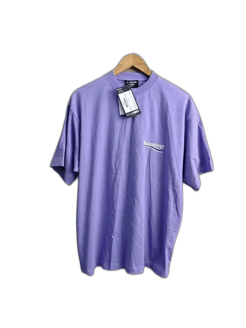 Balenciaga Balenciaga Purple Short Sleeve T-Shirt Size XS Size US XS / EU 42 / 0 - 1 Thumbnail