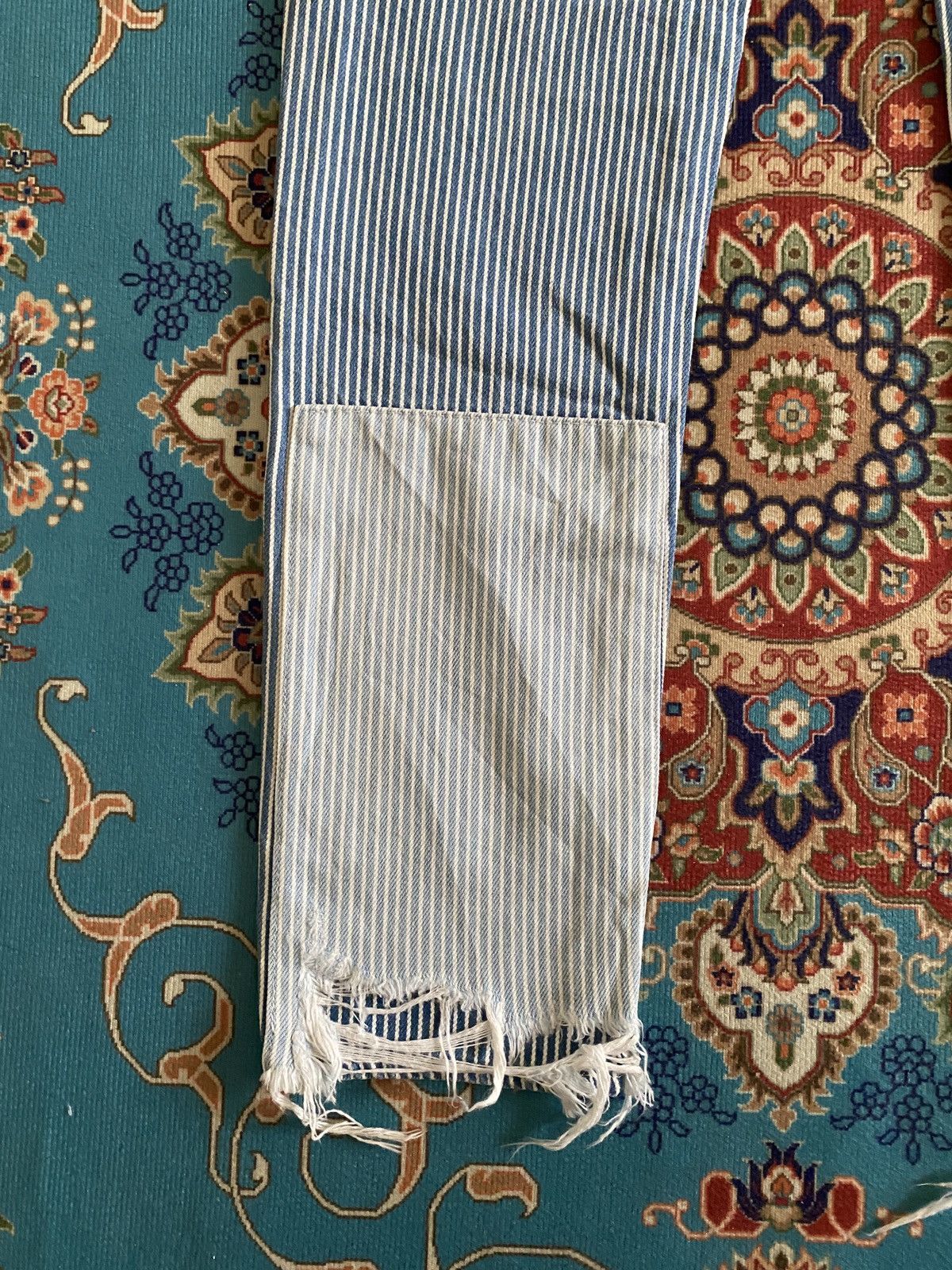 Japanese Brand Japanese Brand Rodeo Crowns DistressedPatchwork Design Denim Size US 30 / EU 46 - 10 Thumbnail