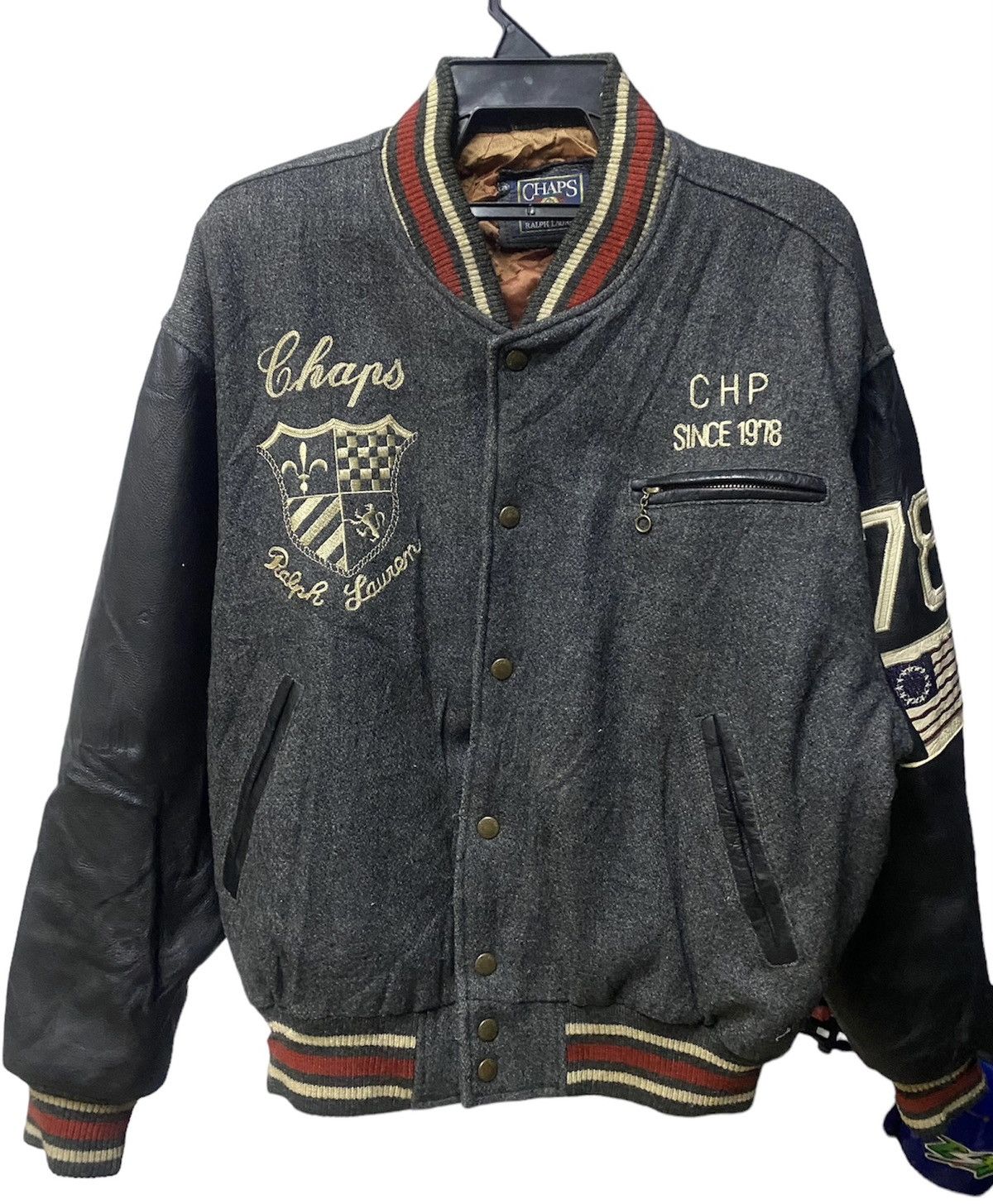 Ralph Lauren Vintage Varsity Jacket Ralph Lauren🔥 Size US XXL / EU 58 / 5 - 1 Thumbnail