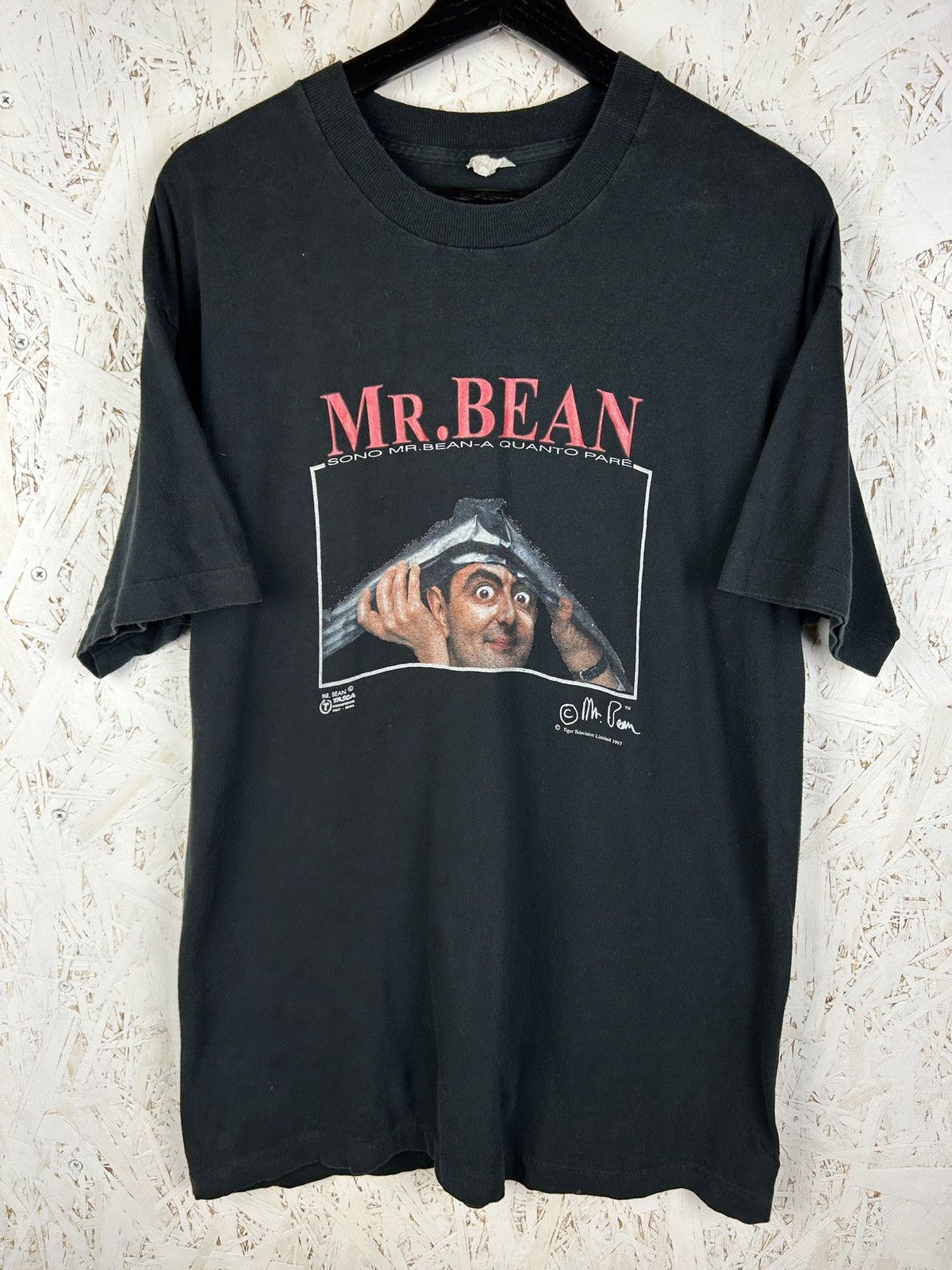 90s Mr.Bean 1997 Tasca Movie Tiger Television T-Shirt Comedy