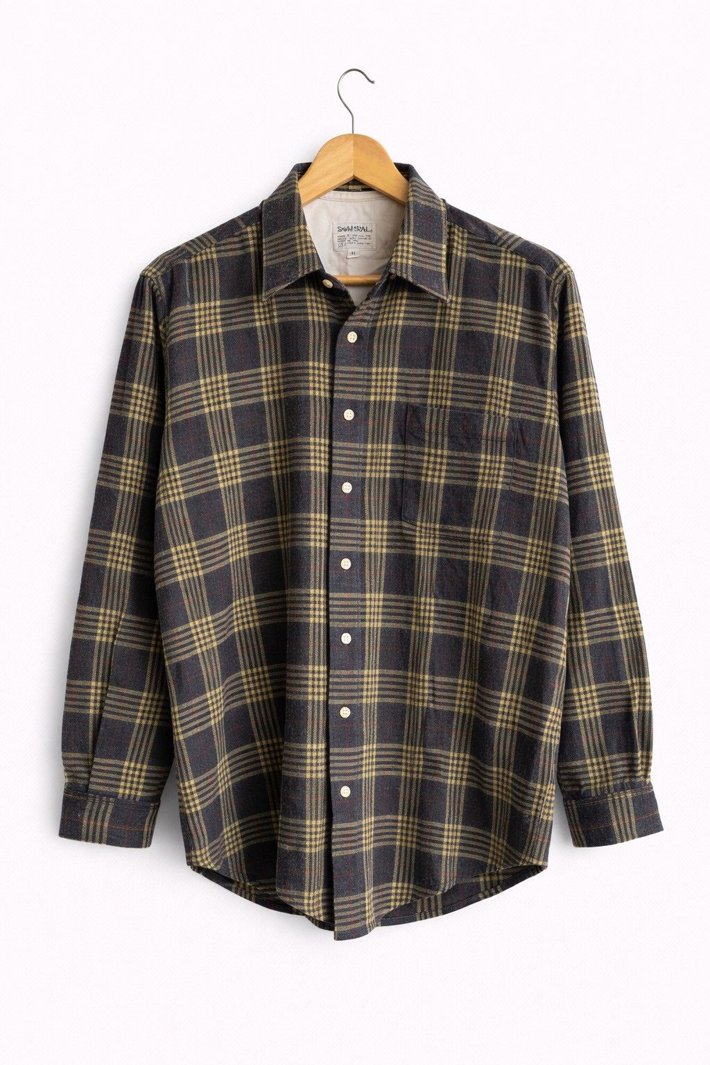 Vintage Vintage Town Trail Plaid Flannel Shirt Casual Workwear Size US M / EU 48-50 / 2 - 1 Thumbnail