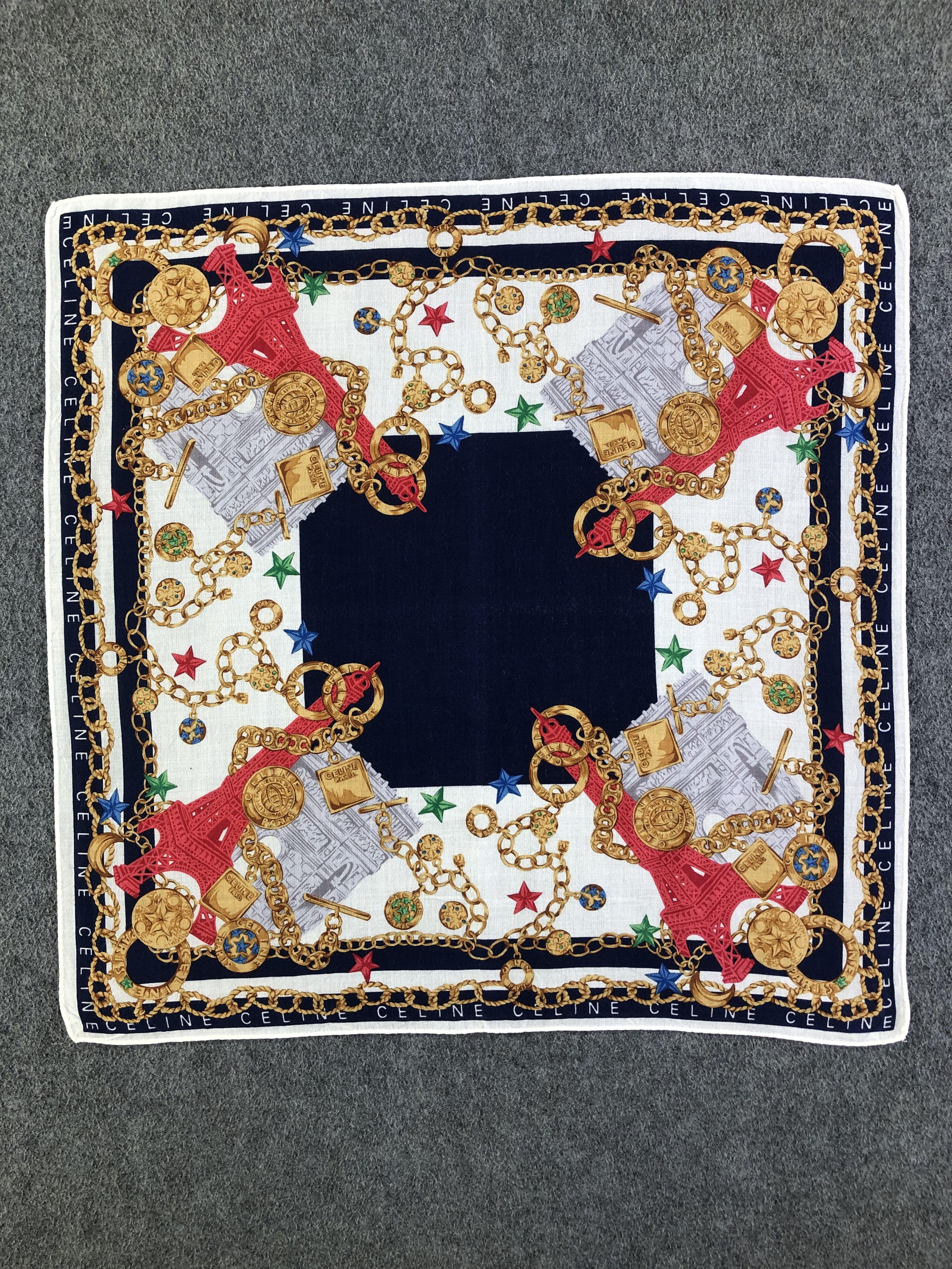 Celine Celine Handkerchief / Bandana / Neckerchief C410 Size ONE SIZE - 3 Thumbnail