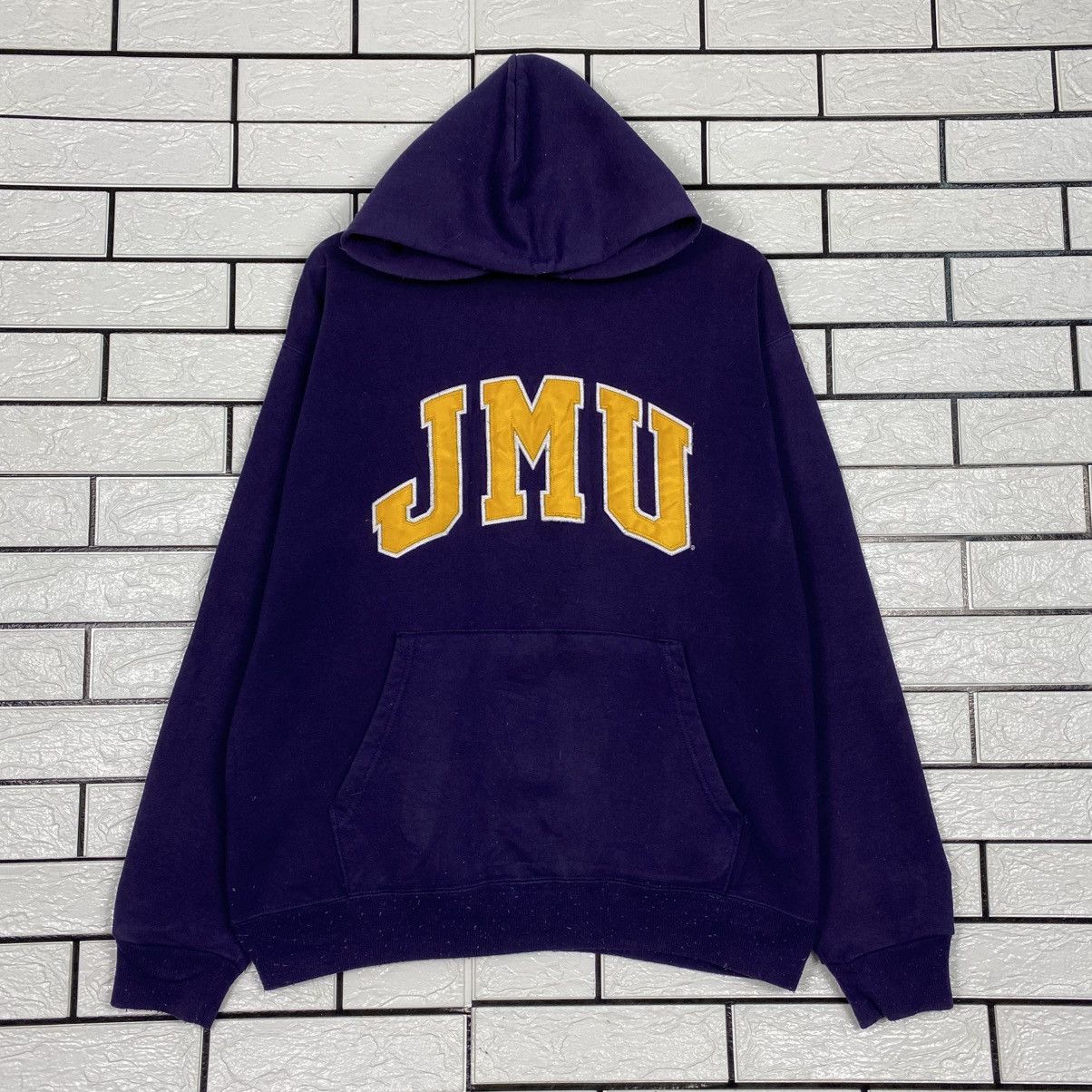 Japanese Brand Vintage Hoodie Champion JMU Big Logo Embroidery Size US M / EU 48-50 / 2 - 2 Thumbnail