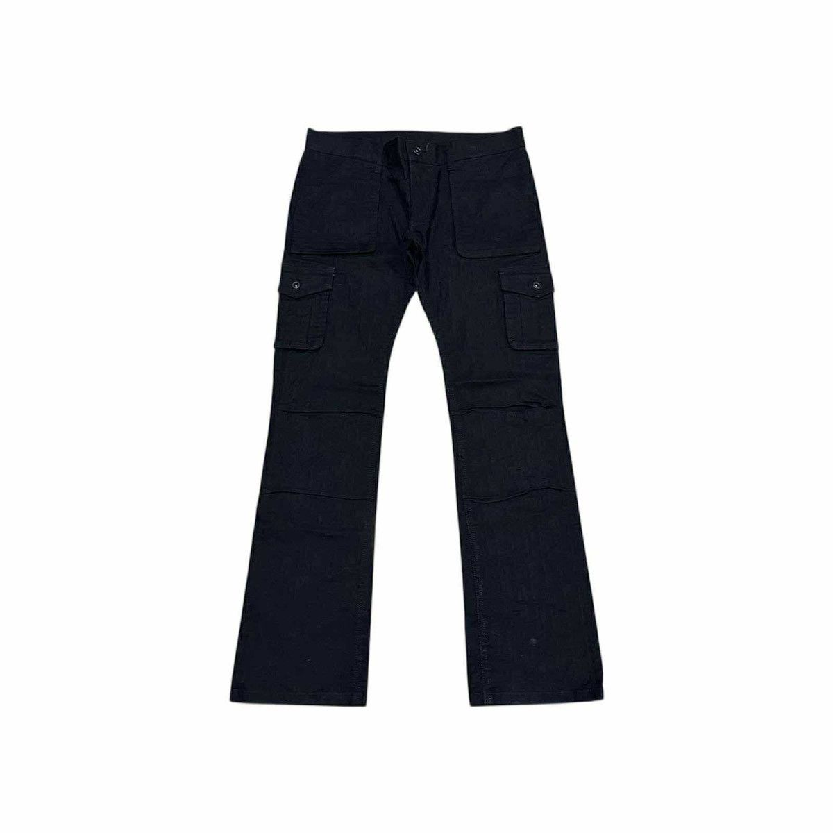Katharine Hamnett London 🔥Y2K Katharine Hamnett Black Cargo Pants Multi Pockets Size US 32 / EU 48 - 1 Thumbnail
