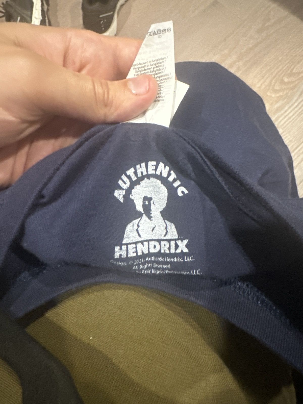 Vintage Hendrix Graphic Tee Size US XL / EU 56 / 4 - 2 Thumbnail
