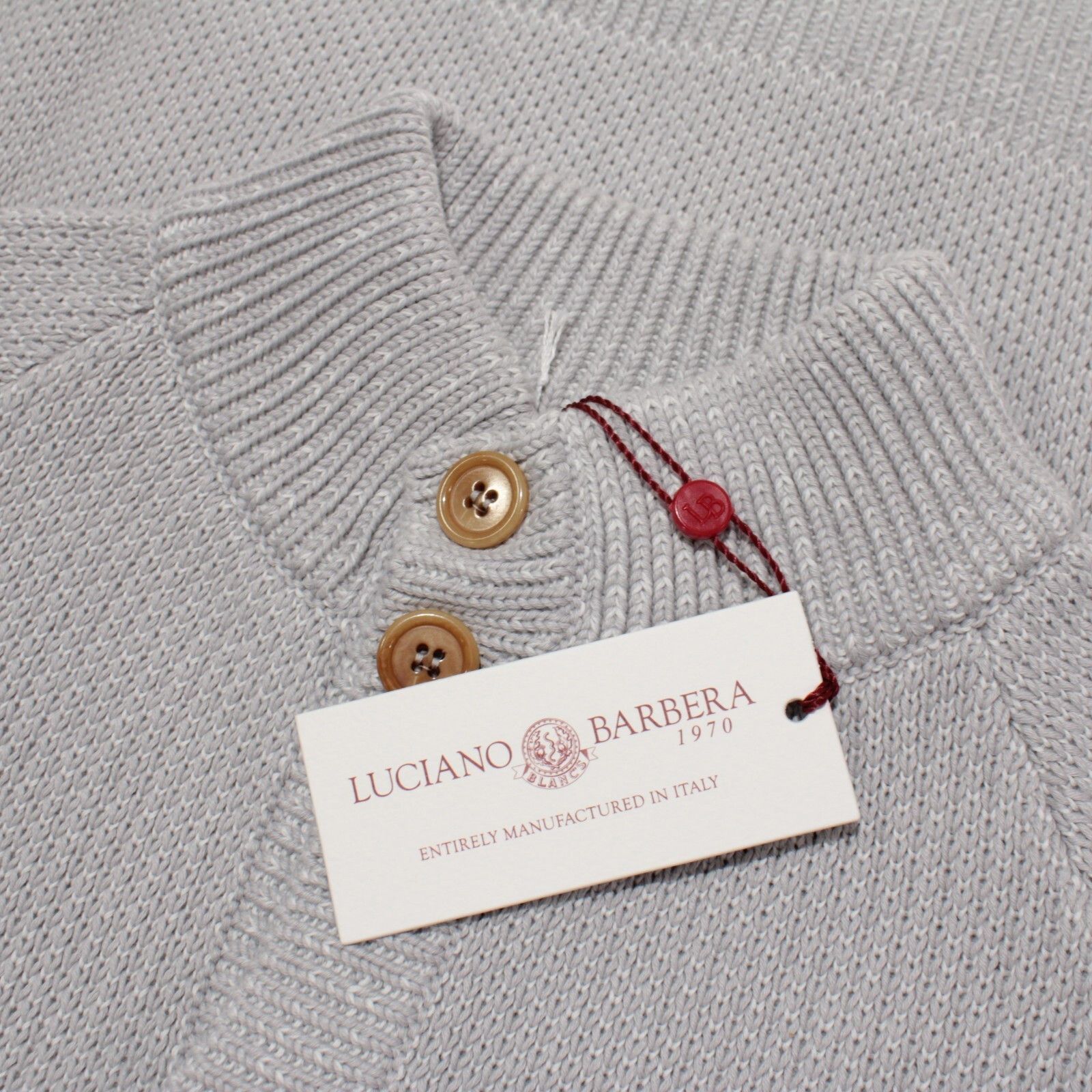 Luciano Barbera Luciano Barbera Sweater Size US M in Gray Size US M / EU 48-50 / 2 - 1 Thumbnail