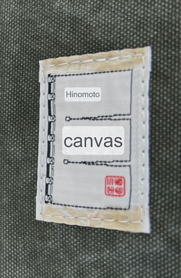 Canvas Vintage Hinomoto Japan Hard Canvas Leather Tote Bag Size ONE SIZE - 25 Thumbnail