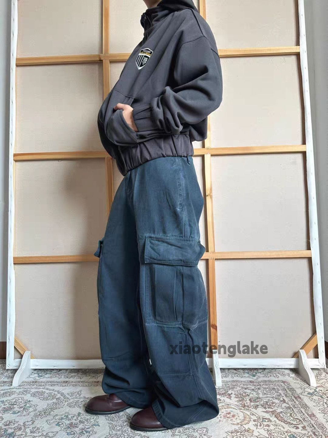 Vintage ltx vintage loose baggy wide Leg hiphop cargo pants Size US 28 / EU 44 - 5 Thumbnail