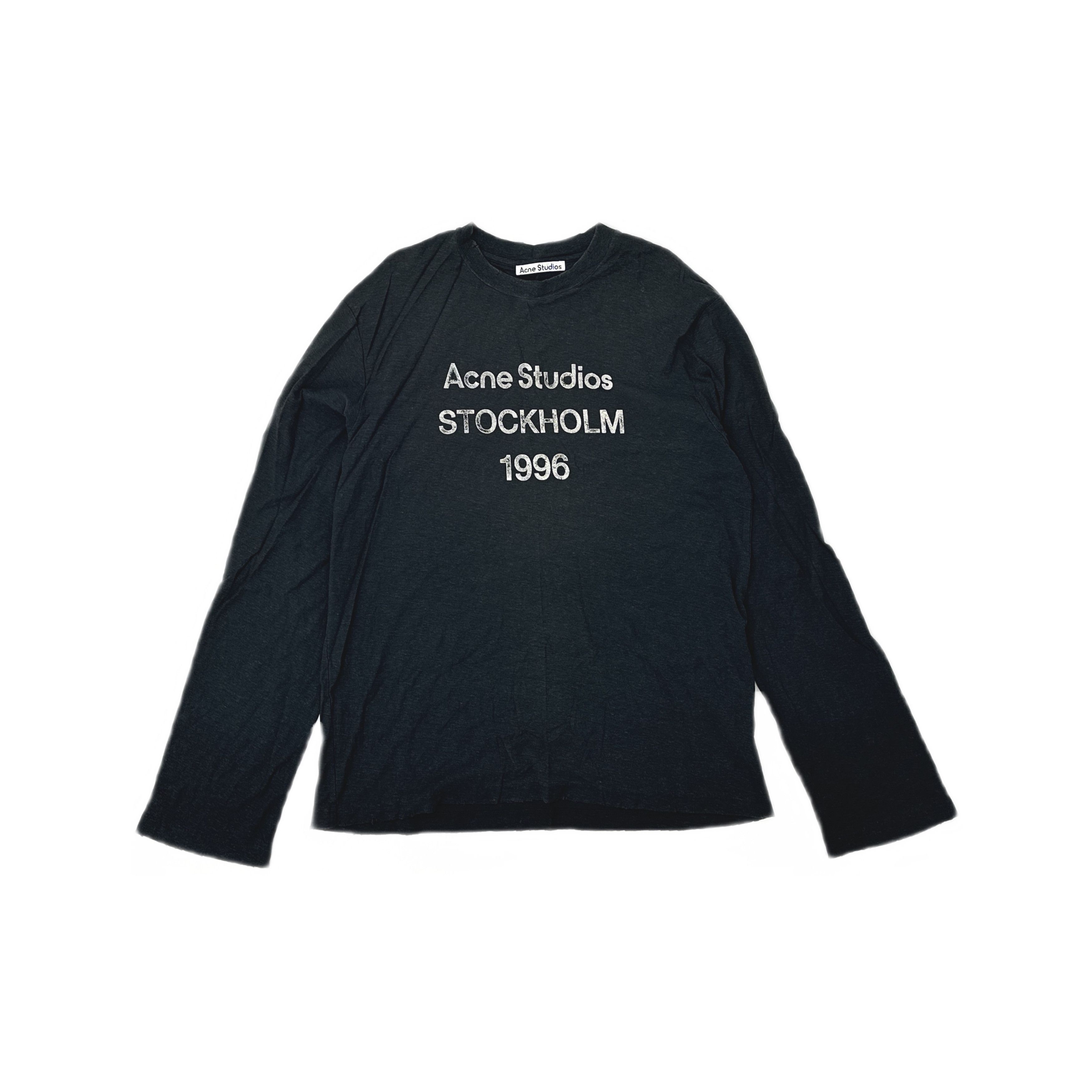 Acne Studios Acne Studios 1996 Logo Long Sleeve T-Shirt Size S Size US S / EU 44-46 / 1 - 1 Thumbnail