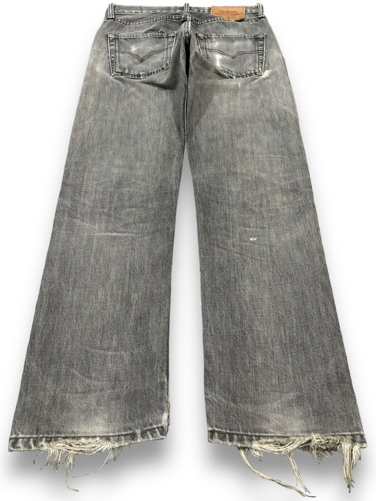 Levi's Vintage 80s Levis 505 Faded Distressed Grunge Jeans 29x27 Size US 29 - 2 Thumbnail