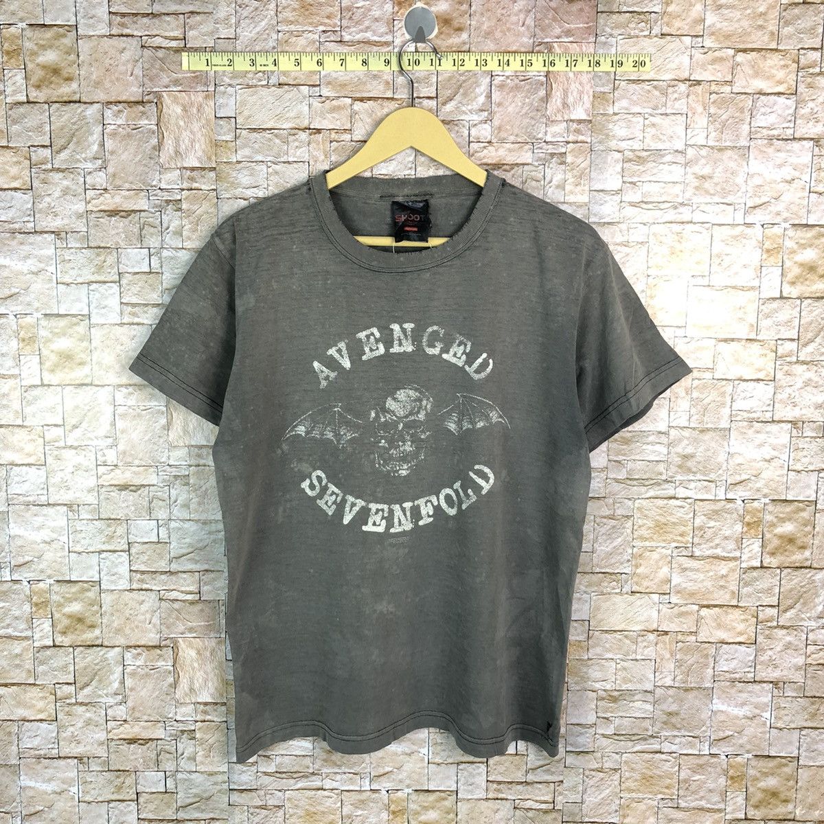 Band Tees × Vintage Avenged Sevenfold heavy metal band Grey T-Shirt #A571 Size US M / EU 48-50 / 2 - 1 Thumbnail