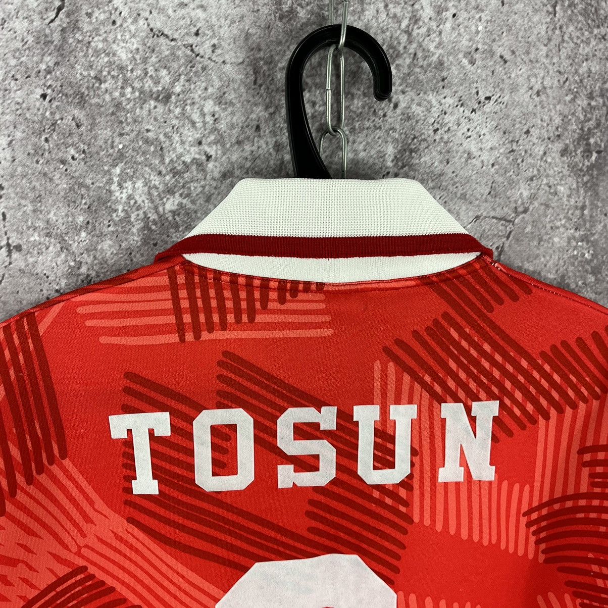 Lotto Sport × Vintage Vintage 90’s Lotto Soccer Jersey #9 TOSUN Red Tee Size L Size US L / EU 52-54 / 3 - 10 Thumbnail