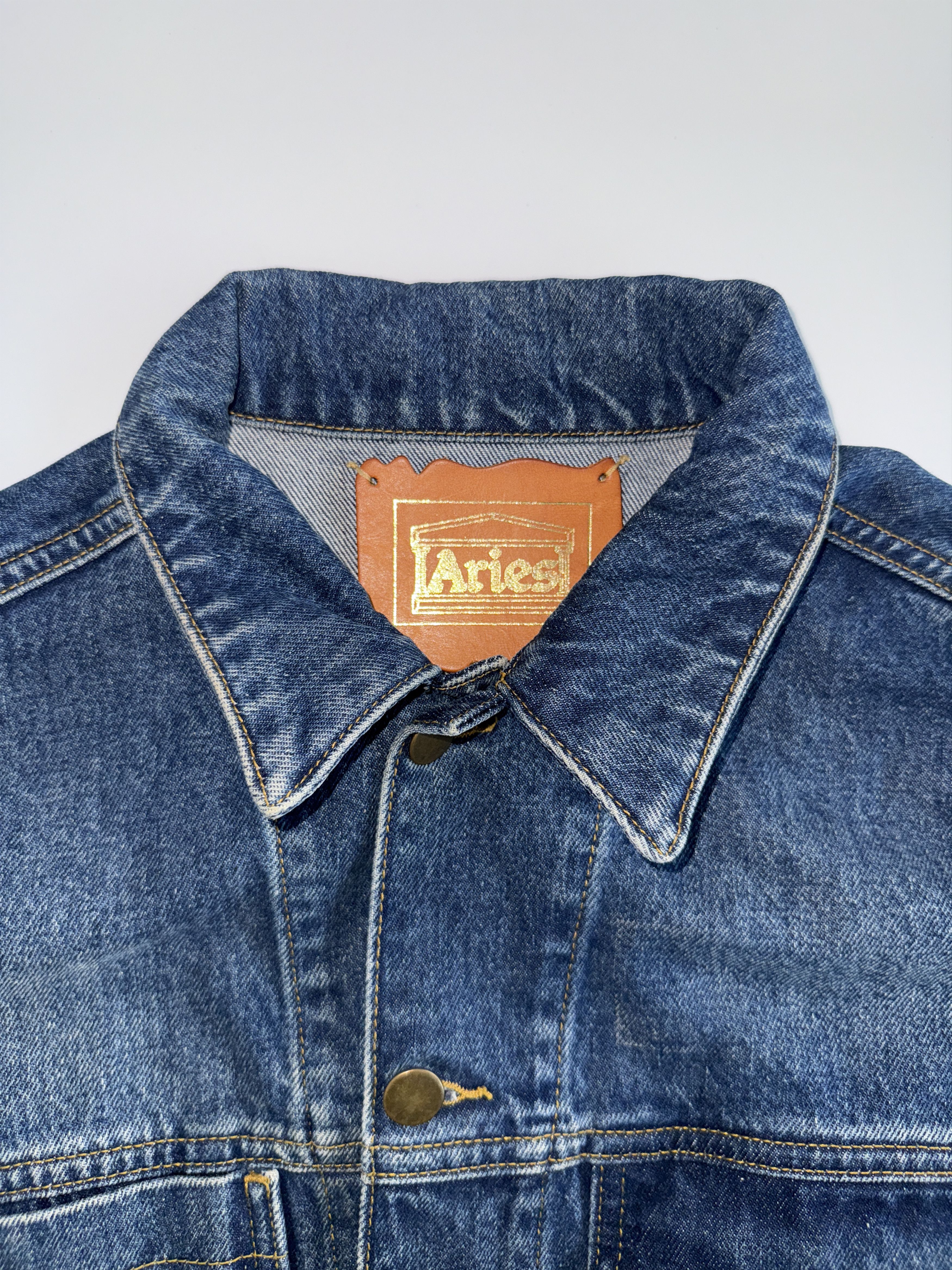 Aries Aries Middle Finger Denim Jacket Size US L / EU 52-54 / 3 - 6 Thumbnail