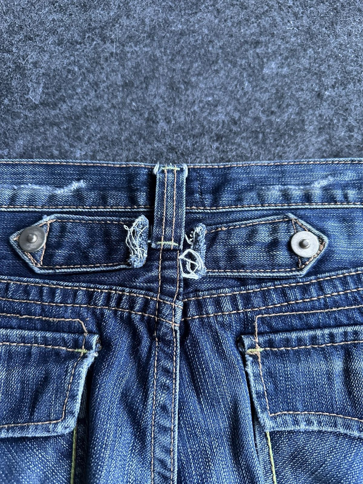 Hysteric Glamour O Pinball Flare Stone Washed Vintage Denim 32x32 D390 Size US 32 / EU 48 - 11 Thumbnail