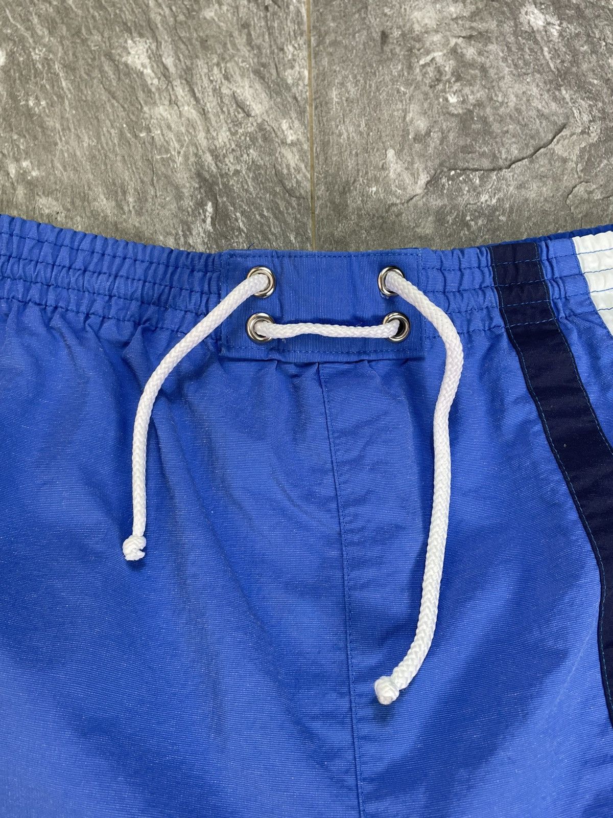 Lacoste Vintage Blue Lacoste Shorts Big Logo Swim Size US 34 / EU 50 - 3 Thumbnail