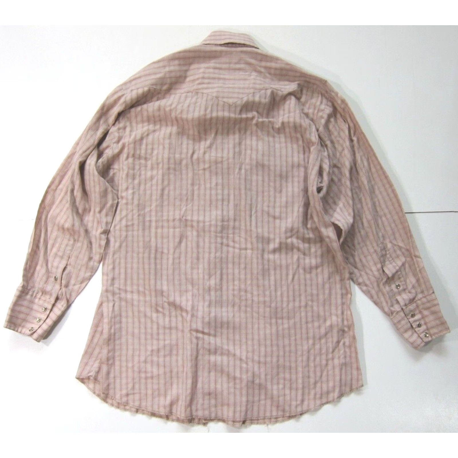 Vintage VINTAGE Panhandle Slim Western Shirt XL Brown Stripe Cotton Long Sleeve Adult Men’s Size US XL / EU 56 / 4 - 2 Thumbnail