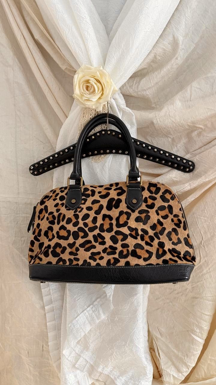 Vintage Vintage leopard fur shoulder bag Size ONE SIZE - 1 Thumbnail