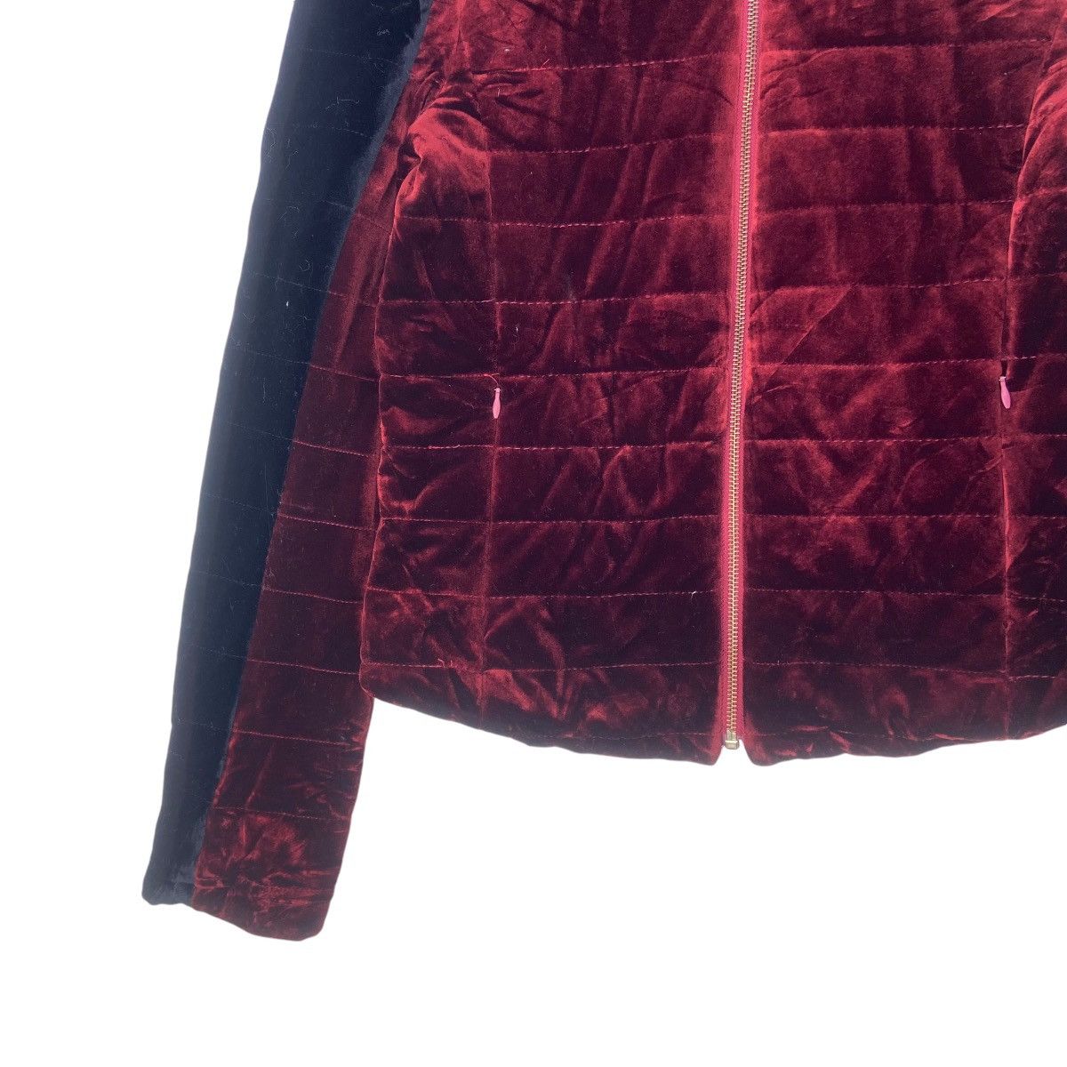 Japanese Brand Japanese Brand Manfeiqi Red Velvet Fox Fur Quilted Jacket Size S / US 4 / IT 40 - 6 Thumbnail