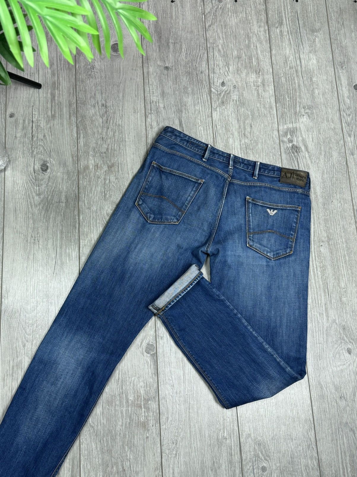 Armani Armani Jeans metal logo luxury Japanese style size 34 Size US 34 / EU 50 - 2 Thumbnail