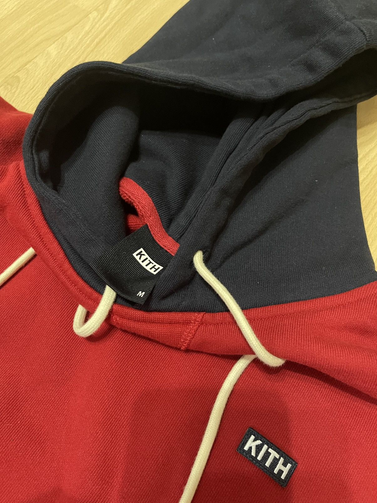 Kith Kith Williams III Contrast Hoodie - Chilli Pepper Size US M / EU 48-50 / 2 - 2 Thumbnail
