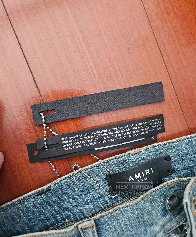 Amiri Amiri Classic Embroidered Patchwork Denim Pants Size US 32 / EU 48 - 5 Thumbnail