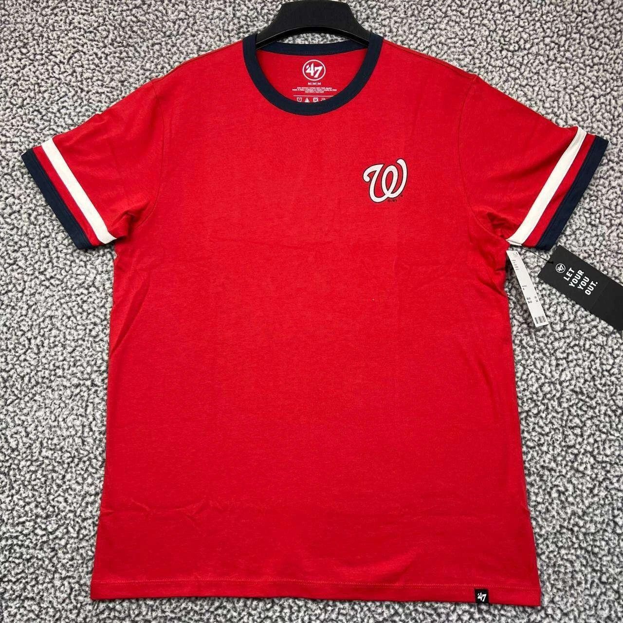 47 Brand Washington Nationals Shirt Men Short Sleeve Cotton New M Size US M / EU 48-50 / 2 - 1 Thumbnail