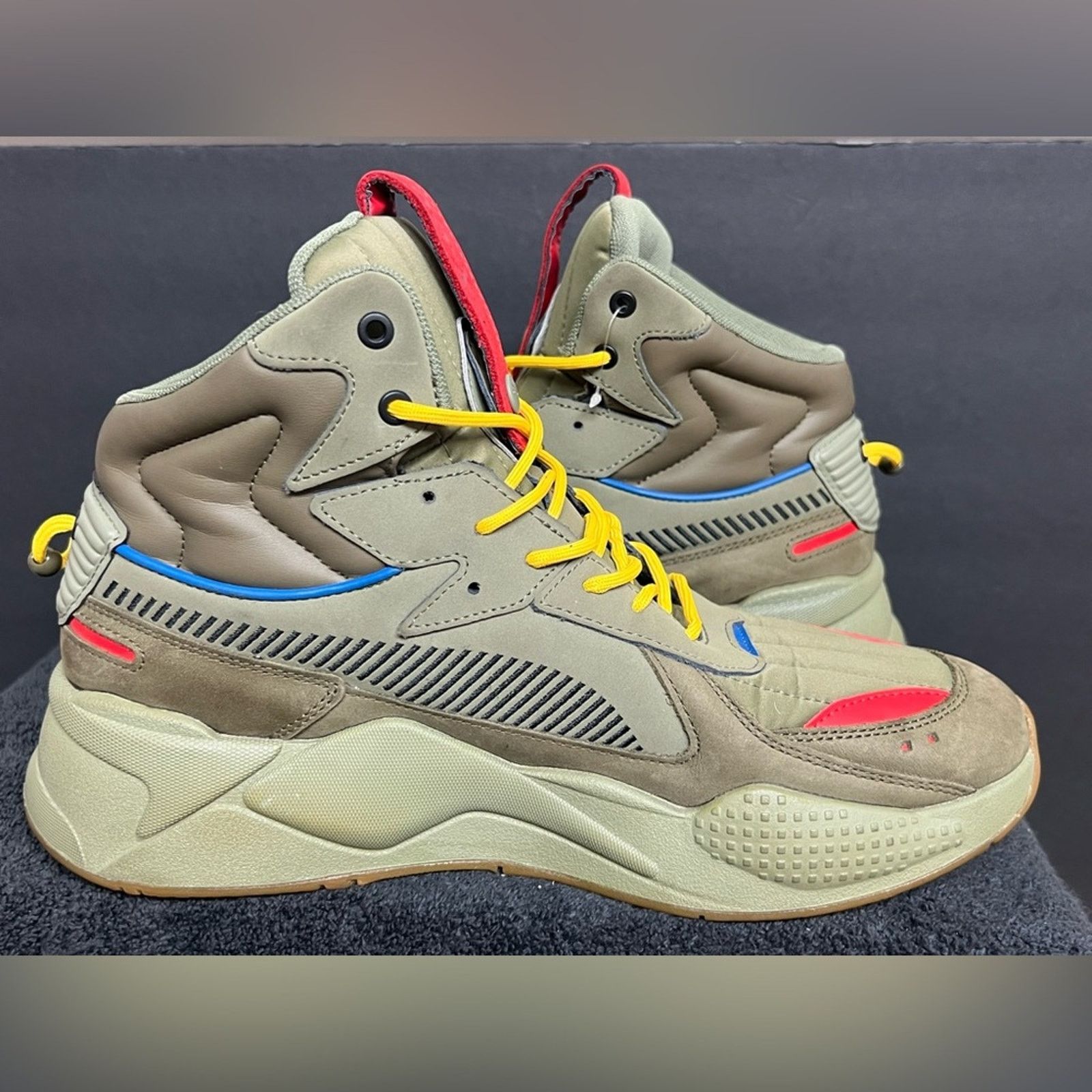 Puma PUMA RS-X Militia Mid Deep Lichen Green Shoes Men 10.5 VNDS Size US 10.5 / EU 43-44 - 7 Thumbnail