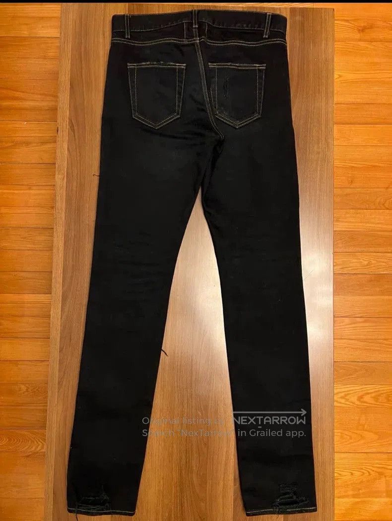 Saint Laurent Paris Saint Laurent 16SS Distressed Black Jeans. Size US 30 / EU 46 - 4 Thumbnail