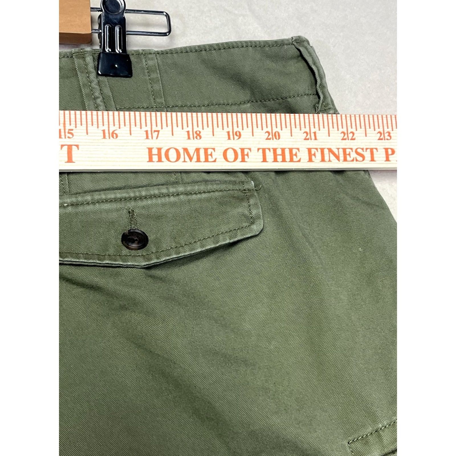 Polo Ralph Lauren Polo Ralph Lauren Cargo Shorts Mens Size 40 Flat Front Cotton Army Green Size US L / EU 52-54 / 3 - 3 Thumbnail