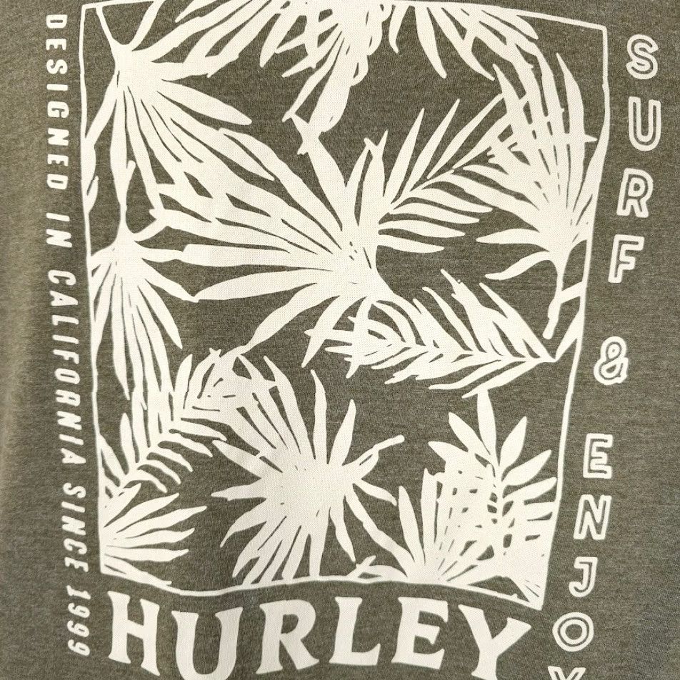 Hurley Hurley Surfer T Shirt Mens Size Large Green Palm Trees Tropical Surfing Size US L / EU 52-54 / 3 - 3 Thumbnail