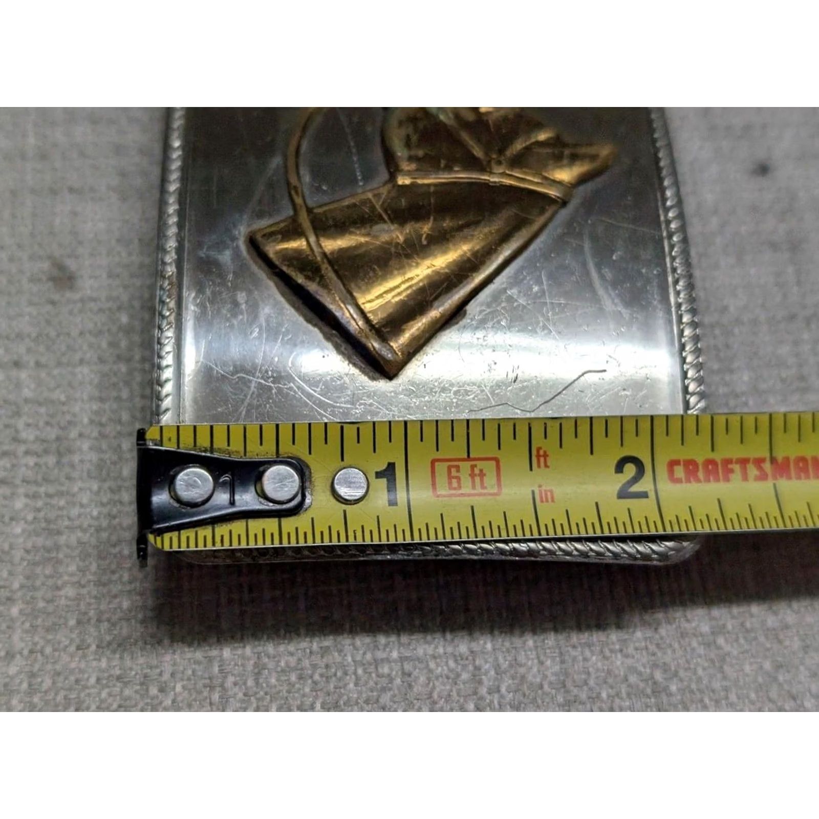 Vintage VINTAGE HORSE HEAD belt buckle MEN Western 1970s Nickel Silver rodeo cowboy belt buckle XS Size ONE SIZE - 7 Thumbnail