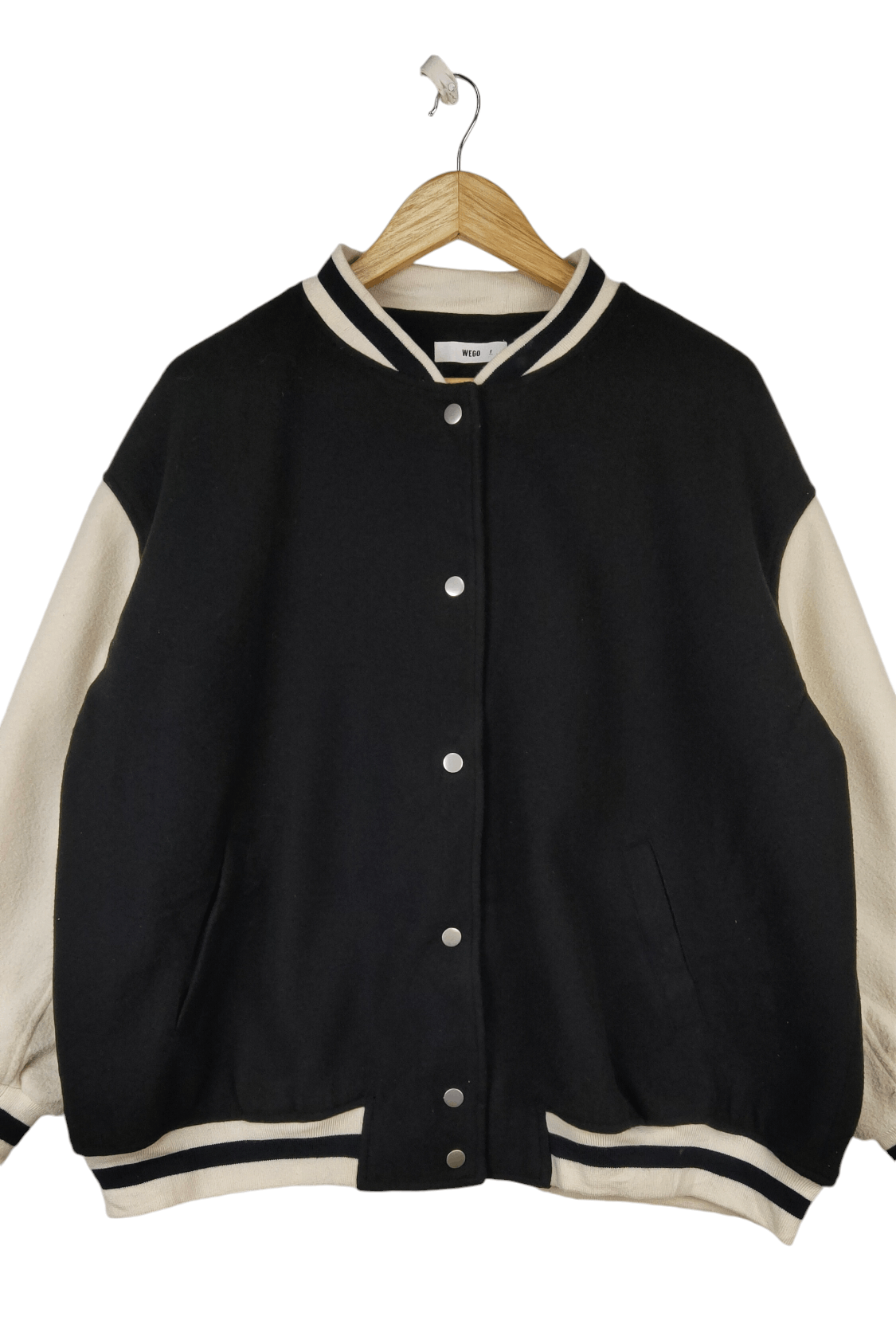 Japanese Brand × Vintage Vintage Wego Varsity Jacket Size US L / EU 52-54 / 3 - 3 Thumbnail