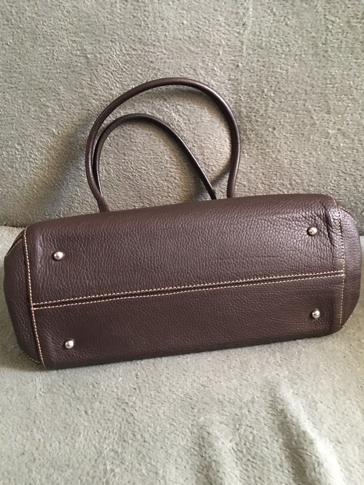 Maison Mollerus Maison Mollerus Brown Leather Shoulder Bag Handbag Size ONE SIZE - 5 Thumbnail