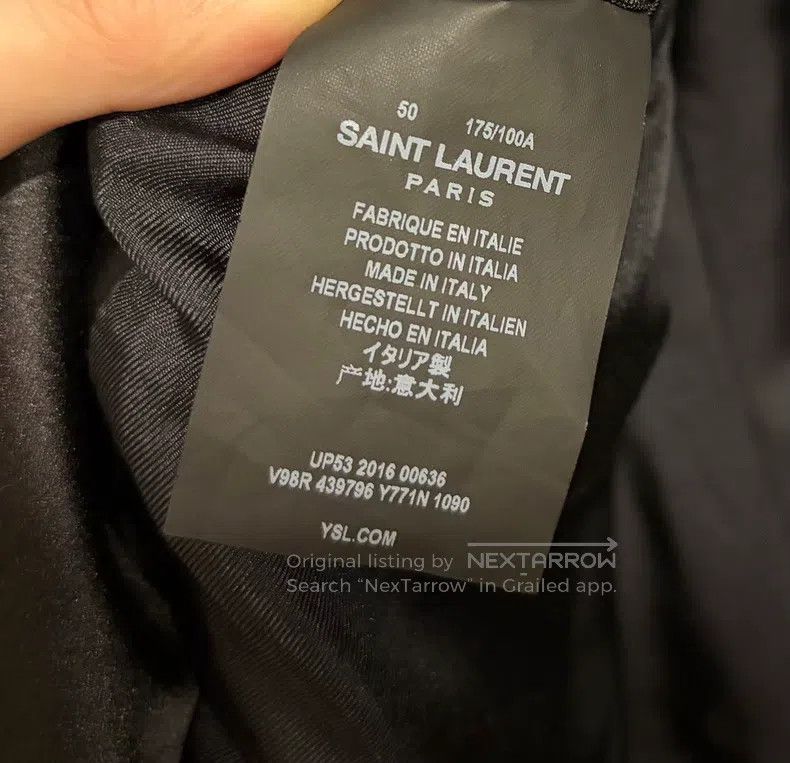 Saint Laurent Paris Saint Laurent Paris Studded Beaded Suit Size US M / EU 48-50 / 2 - 6 Thumbnail