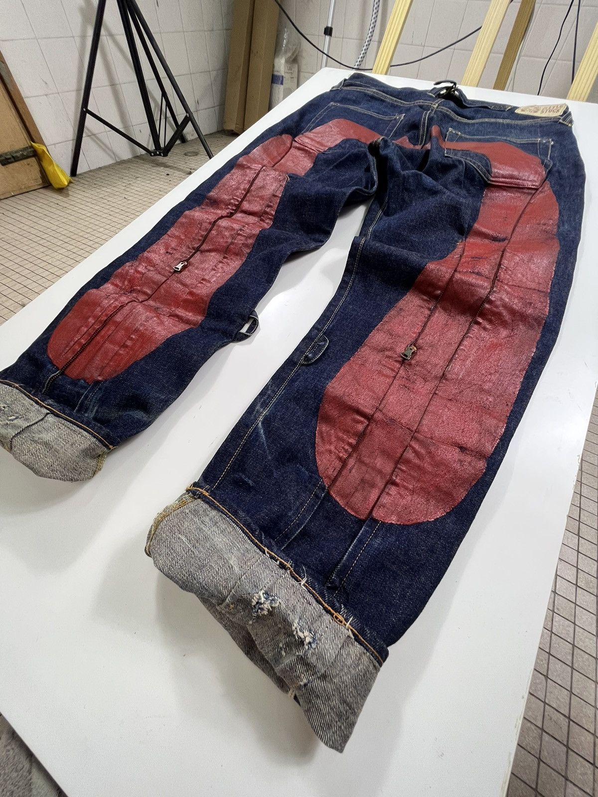 🇯🇵 Limited Red Daicock ‼️90s Evis by Yamane Selvedge