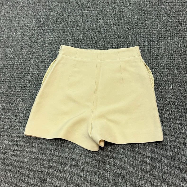 Dior dior beige wool tailored shorts size 34 Size US 34 / EU 50 - 8 Thumbnail