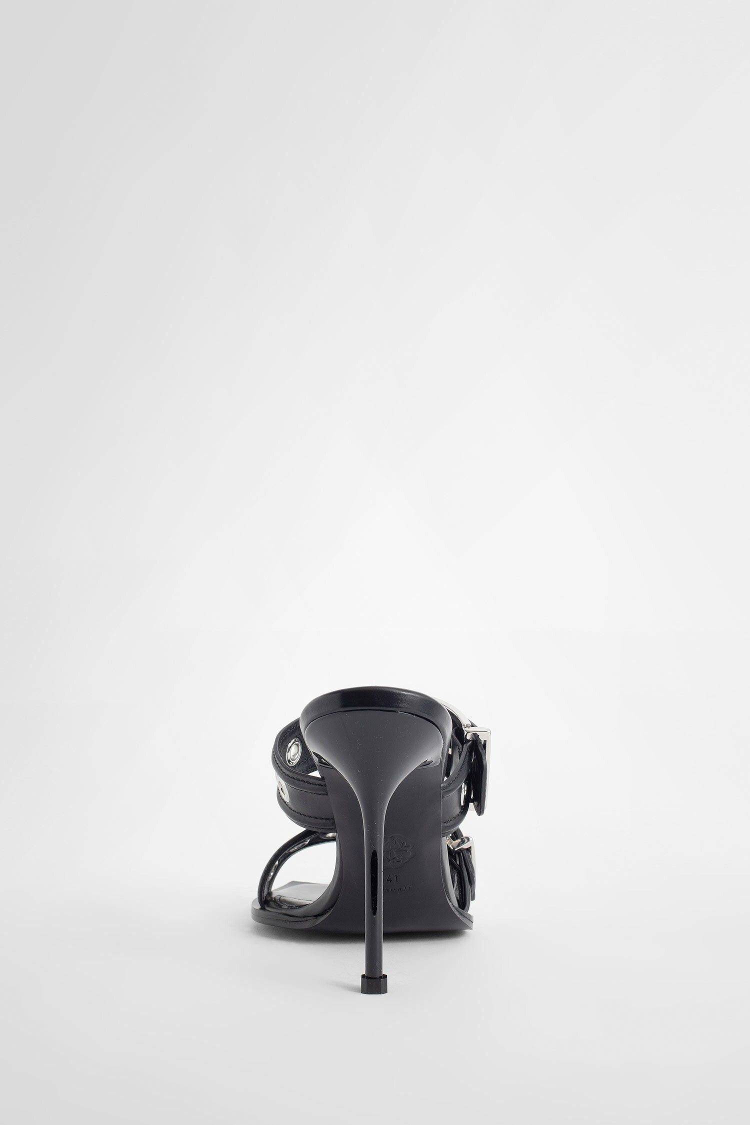 Alexander McQueen o1y0225 Sandals in Black Size US 8 / IT 38 - 3 Thumbnail