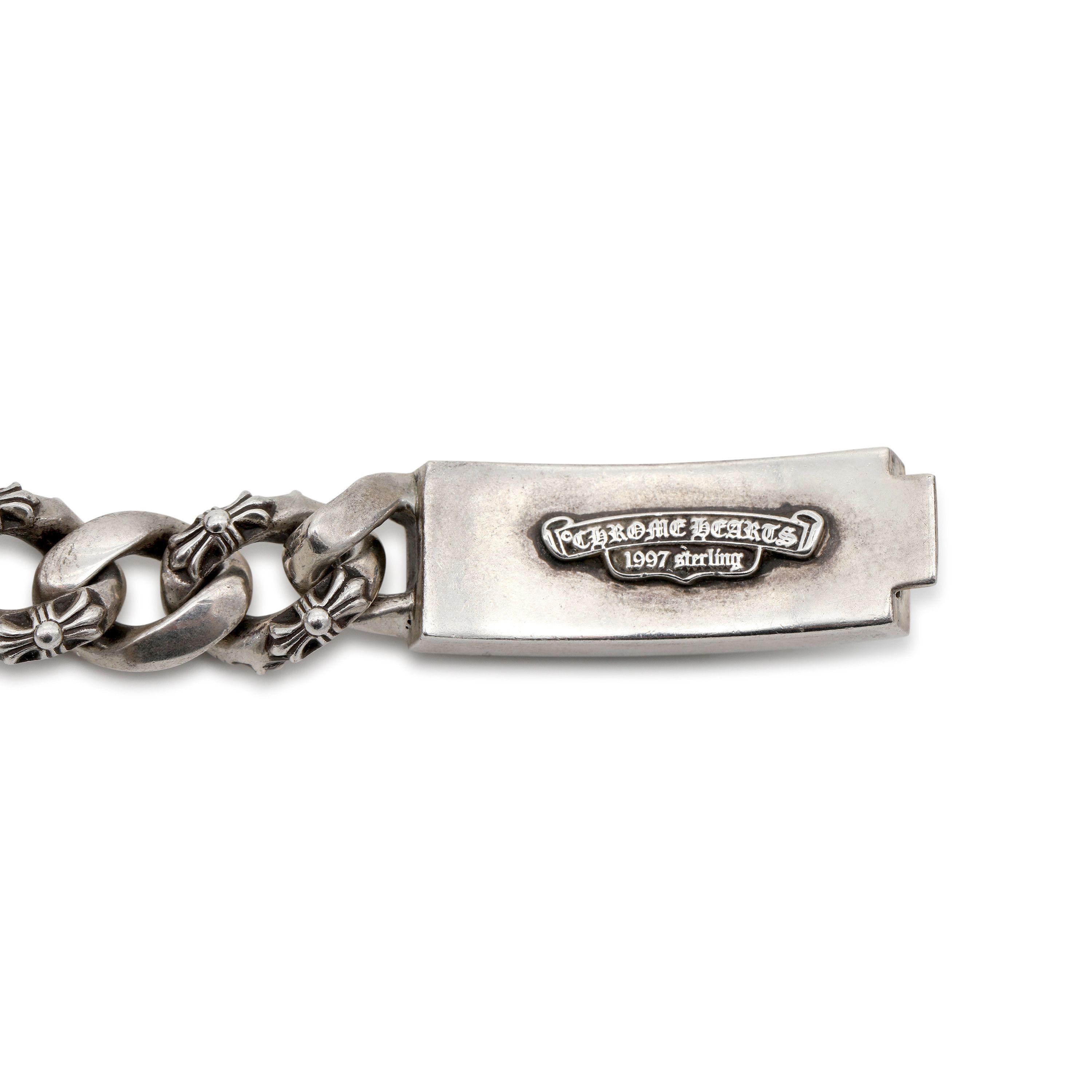 Chrome Hearts Fancy Link ID Floral Bracelet Size ONE SIZE - 5 Thumbnail